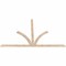 Ekena Millwork Richland Smooth Timber Gable Bracket, Douglas Fir, 96"W x 60"H x 1 1/2"D x 3 1/2"F, 15/12 Pitch GBW096X60X0204RIC00SDF - alternate 4